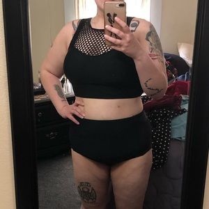 Torrid size 3 bottoms, size 2 top swimwear